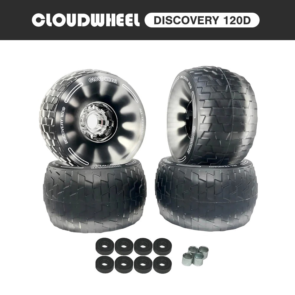 Cloud Wheel 105mm/120mm Urban All Terrain Off Road Electric Skateboard Wheels - Vestar Skateboards
